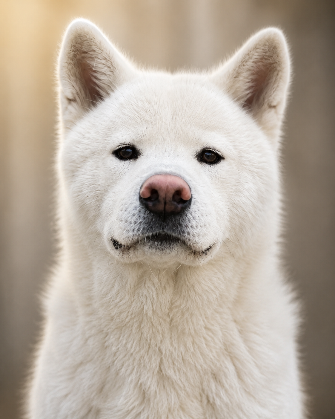 Fehér kan Akita